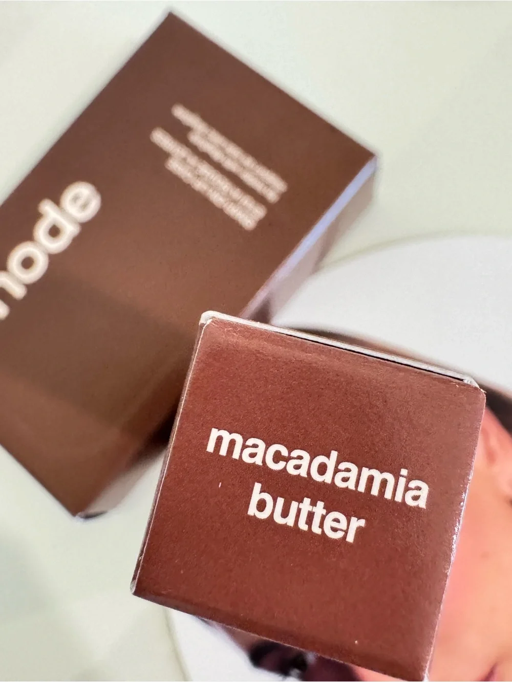 Rhode limited edition snap on lip case in bronze+ lip tint in Macadamia butter